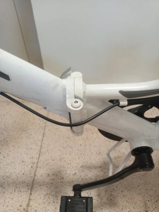 Bicicleta Plegable Blanca