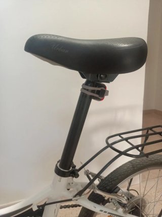 Bicicleta Plegable Blanca