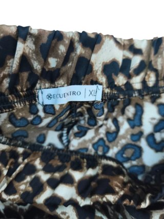 Falda animal print mujer