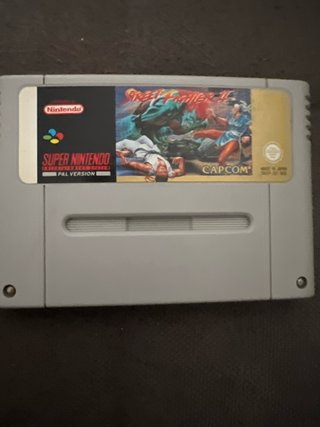 Super Nintendo Street Fighter II PAL