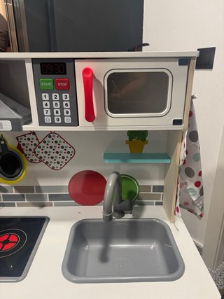 Cocinita infantil madera con luces
