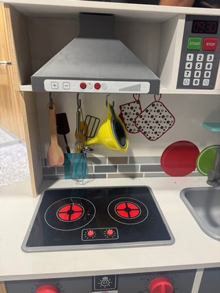 Cocinita infantil madera con luces