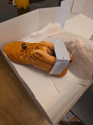 Zapatillas MABOUE Talla 41 Marrón/Amarillo