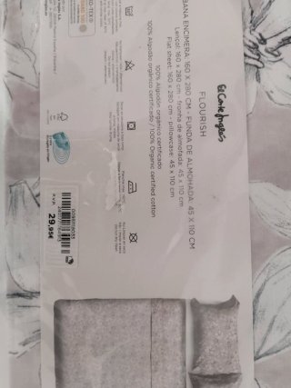 Sábana encimera y funda de almohada 90cm, cada una