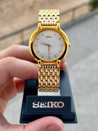 Reloj Seiko Quartz Vintage Gold Nuevo *Año 1995*