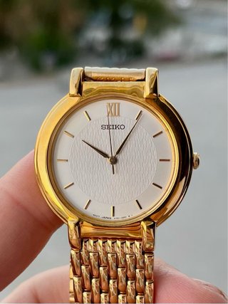 Reloj Seiko Quartz Vintage Gold Nuevo *Año 1995*