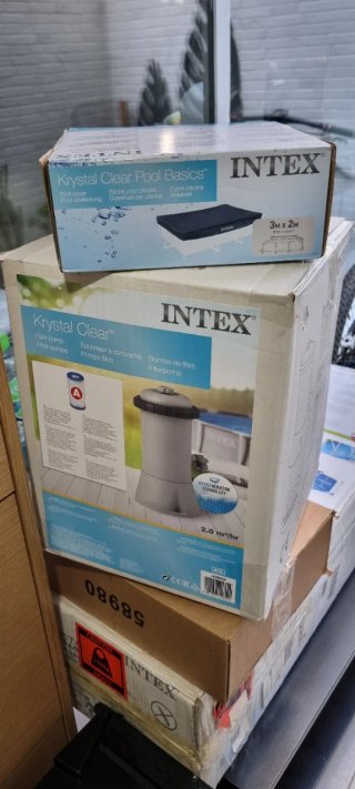 Piscina Intex 3x2x0.70m + depuradora y funda nueva