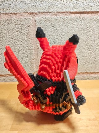 Figura de Bloques Deadpool-Pikachu (1.500 piezas)
