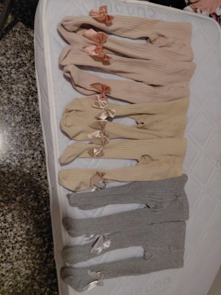 Leotardos con lazo (Talla única)
