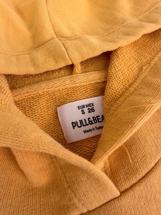 Sudadera Pull&Bear Mostaza Talla S