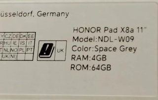 Tablet Honor Pad X8a