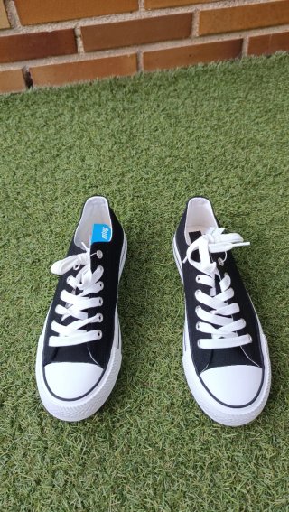 Zapatillas Mustang Negras Talla 39 Nuevas !