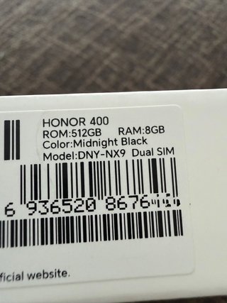 Honor 400 5G  , BLANCK Precintado
