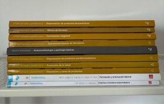 Pack de libros para FPGM Farmacia y parafarmacia