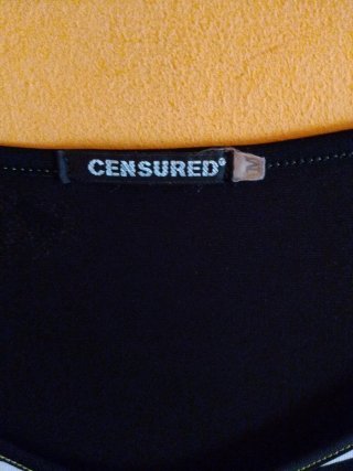 Camiseta Vestido Censured T. M-L