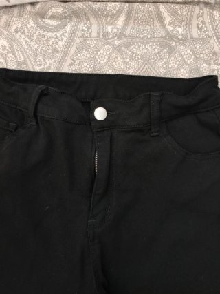 Pantalón elástico negro
