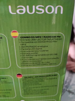 Radio CD/MP3 Lauson