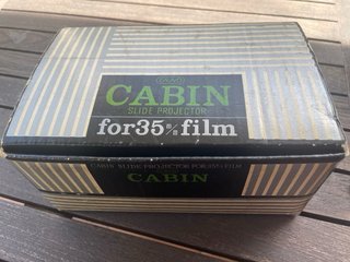 Proyector Diapositivas Vintage CABIN