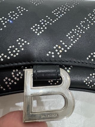 Bolso Balenciaga Negro con Brillantes