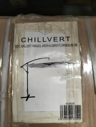 Parasol Chillvert Florencia 300x300cm Blanco
