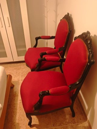 Juego Sillas y Sillones Antiguos Siglo XIX