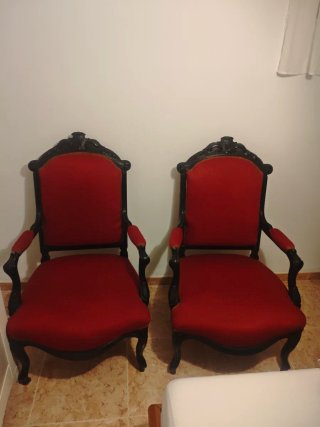 Juego Sillas y Sillones Antiguos Siglo XIX