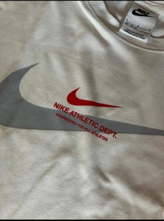 Camiseta Nike Athletic Dept. Gris/Blanca