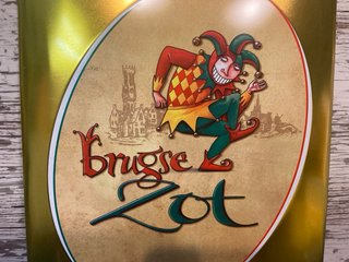 Chapa placa cartel metalico de cerveza Brugse Zot