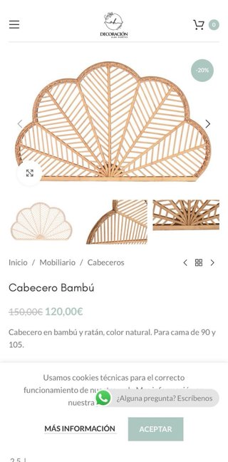 Cabecero nuevo Ratan