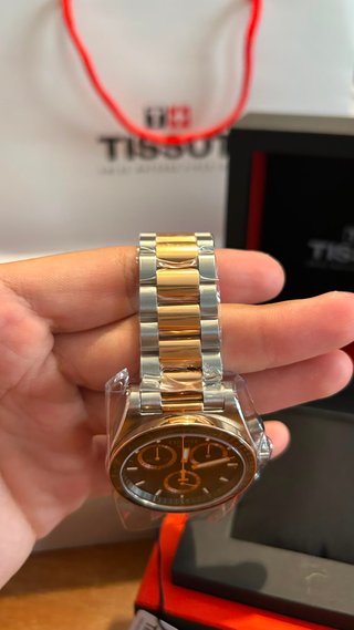 Reloj Tissot PR516 Chronograph Quartz BicolorNegro
