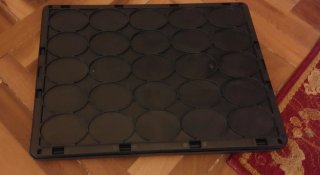 Caja almacenaje plástico plegable