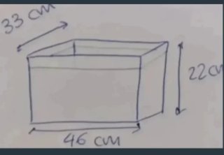 Caja almacenaje plástico plegable