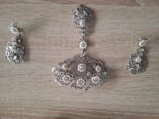 Aderezo Fallera Plata Niña