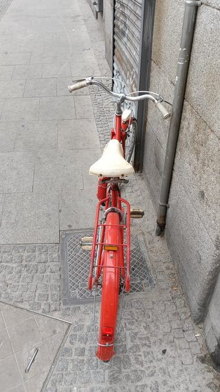 Bicicleta Clásica Roja