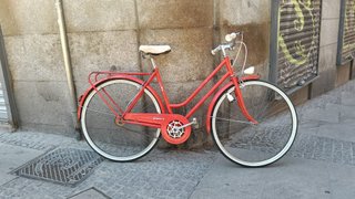 Bicicleta Clásica Roja