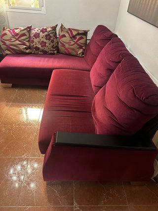 Chaise longue color berenjena 250cm X 170cm