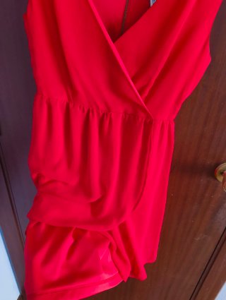 Vestido rojo corto