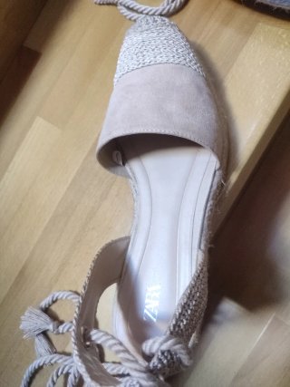 Sandalias Zara Beige