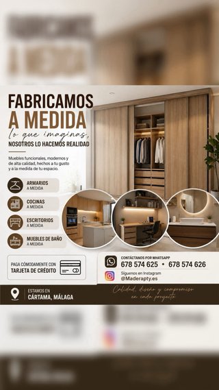 Muebles de madera a medida ..