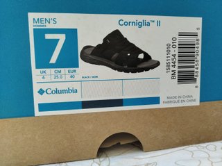 Sandalias Columbia Negras Talla 40