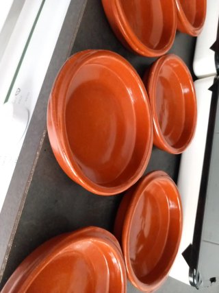 6 Cazuelas de Barro
