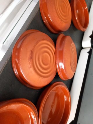 6 Cazuelas de Barro