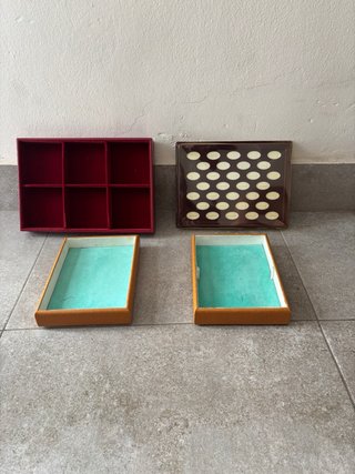 Bandejas expositoras para joyas/monedas