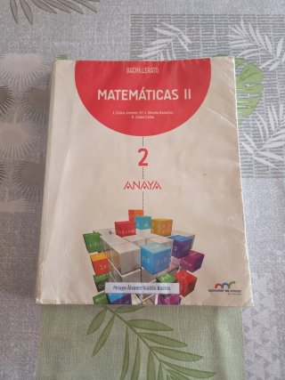 Matemáticas II 2 Bachillerato
