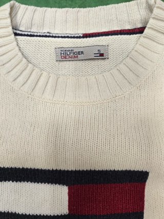 Jersey Tommy Hilfiger Denim Mujer Blanco