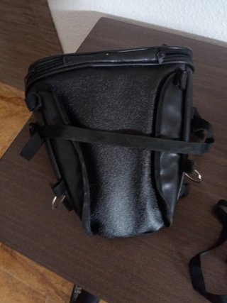 Bolso para asiento de moto negro