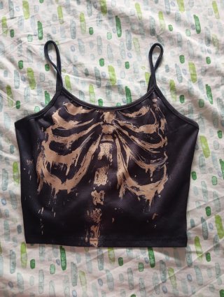 Top tirantes esqueleto mujer S