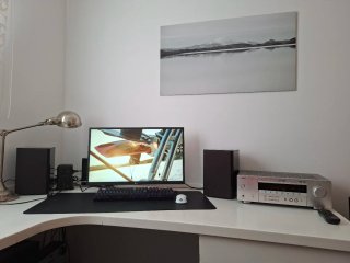 yamaha rx-v357 y altavoces harman kardon