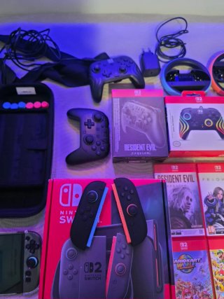 NINTENDO SWITCH 2 + 7 JUEGOS + EXTRAS Y GARANTÍA
