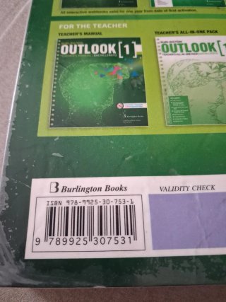 9789925307531 Burlington Outlook Bach 1 student bo